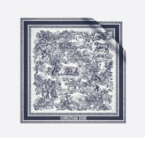 Dior Toile de Jouy Sauvage 90 Square Scarf